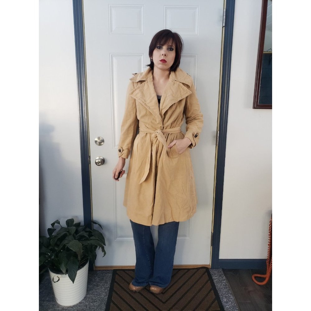 60s Tan Trench Coat